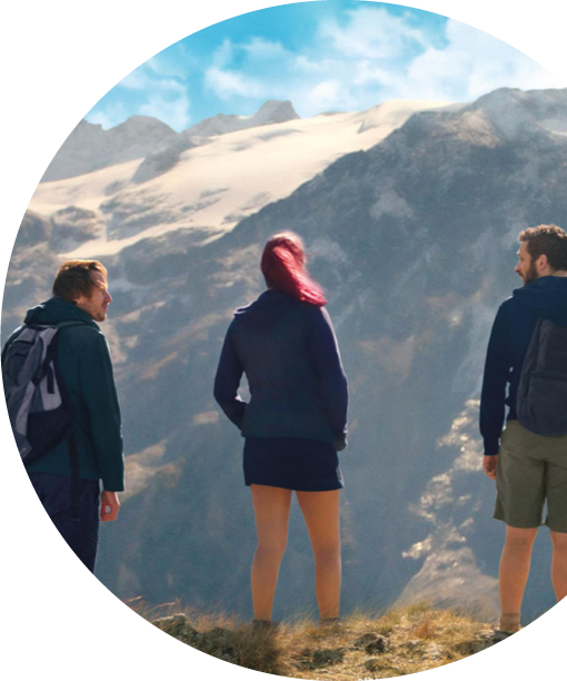 Debout sur la montagne